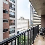 83 New Studio Next Paulista Av, Fast Wifi And Balcony