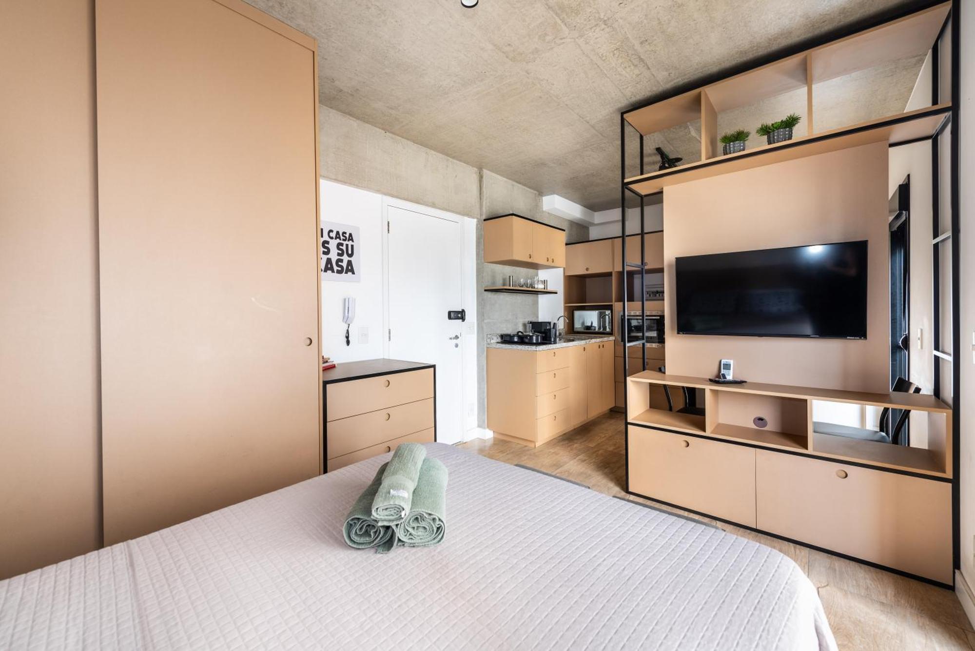 Apartamento 83 New Next Paulista Av, Fast Wifi And Balcony